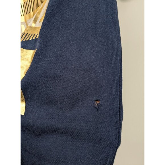 Y2K Rock Revival Graphic T Shirt Size Men L Gold Logo Grunge Streetwear USA Made - Picture 4 of 10